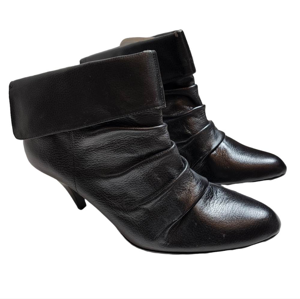 Steve Madden leather ruched‎ booties